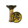 Cazoleta Oblako Glazed Amarillo Negro Marble