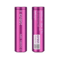 Batería Efest IMR 18650 3000mAh 35A (UNIDAD)